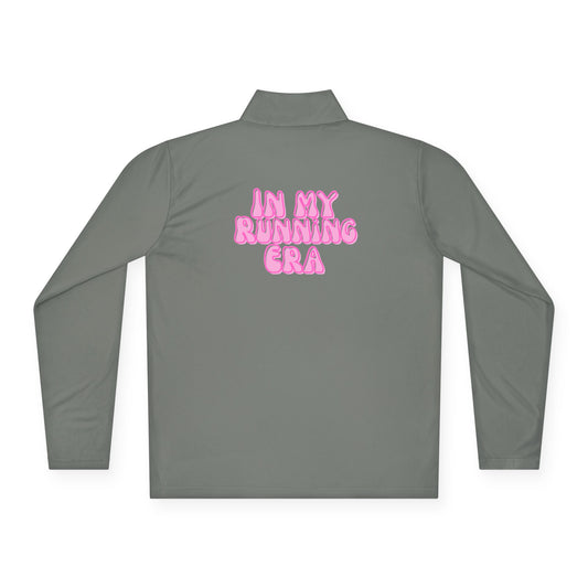 Quarter-Zip Pullover Pink Gym Girl Era